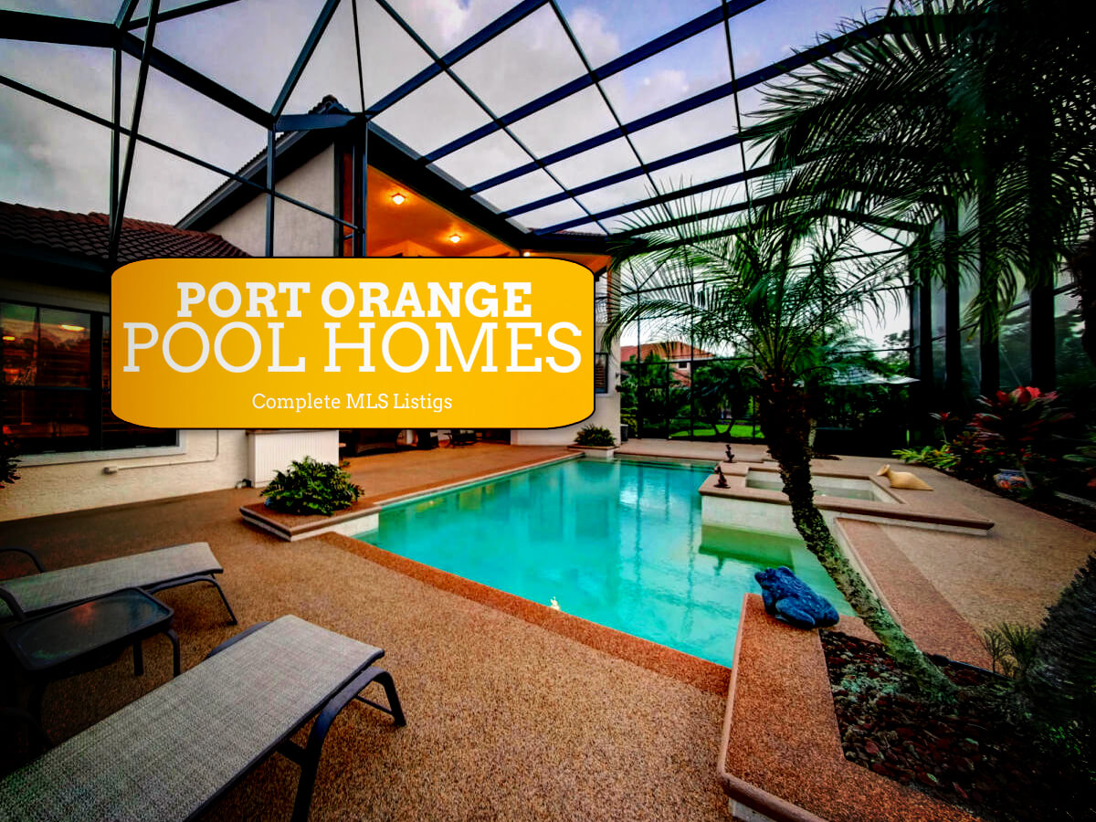 Port Orange FL Homes For Sale With Pool Daytona Beach Property Search